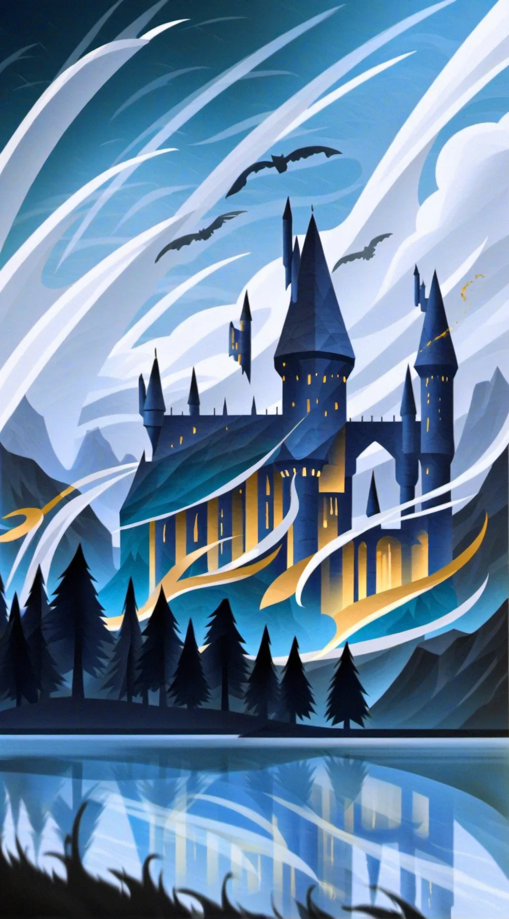 ai character: Hogwarts background