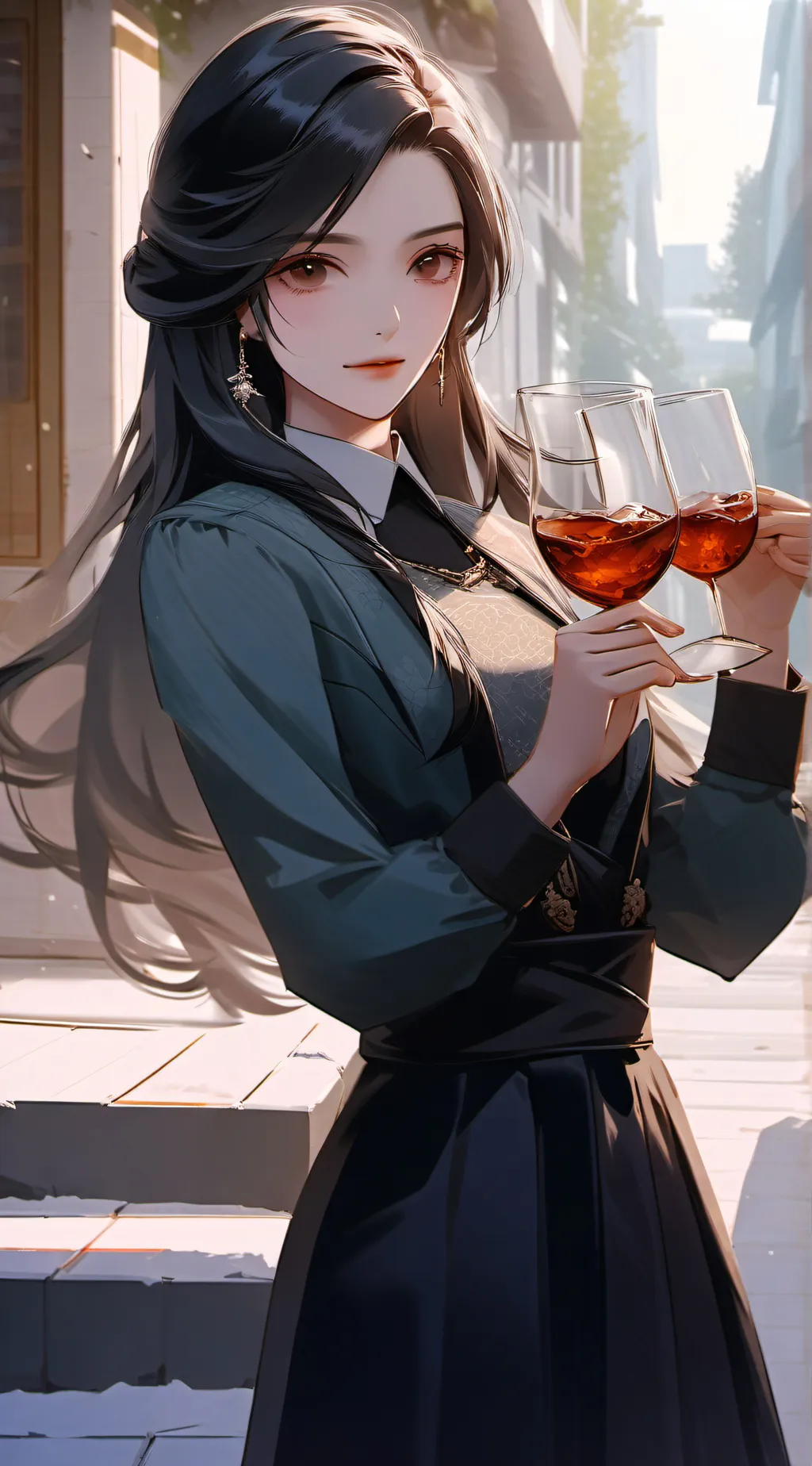 ai character: Aria background