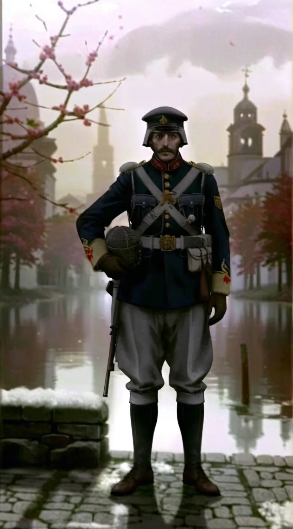 ai character: mha + ww2 background