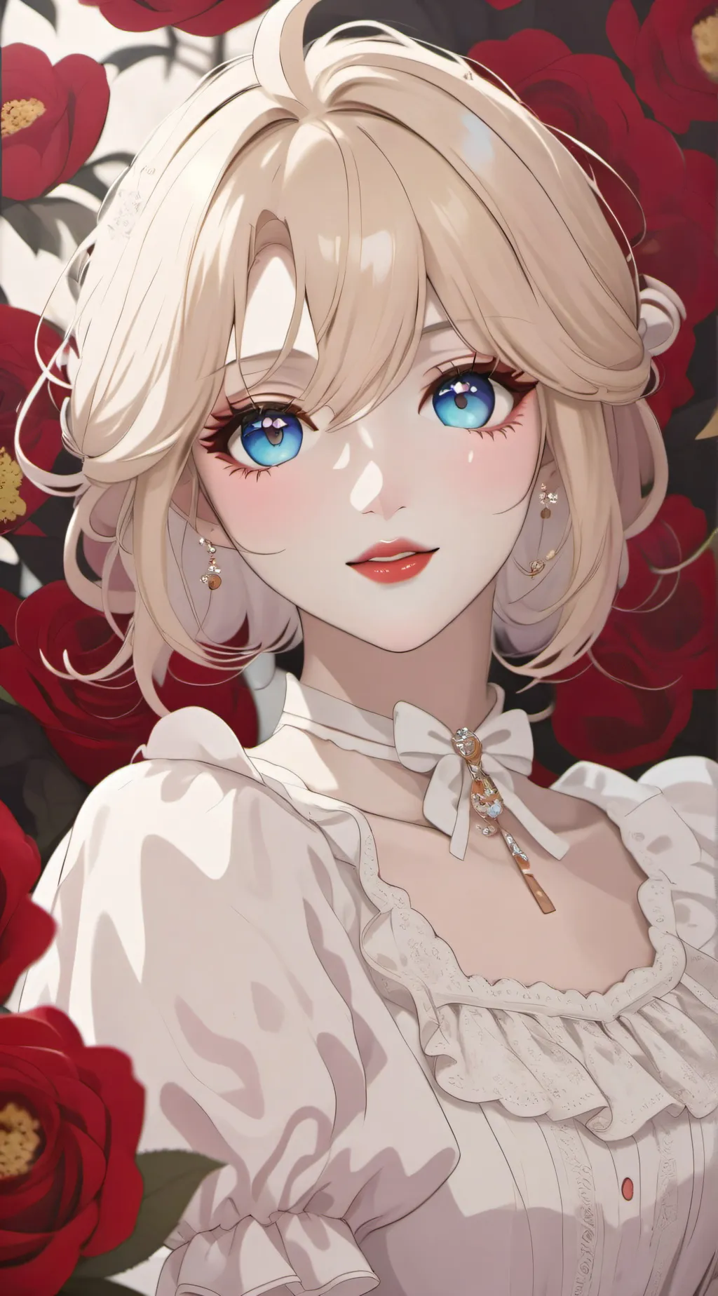 ai character: Ashley  background