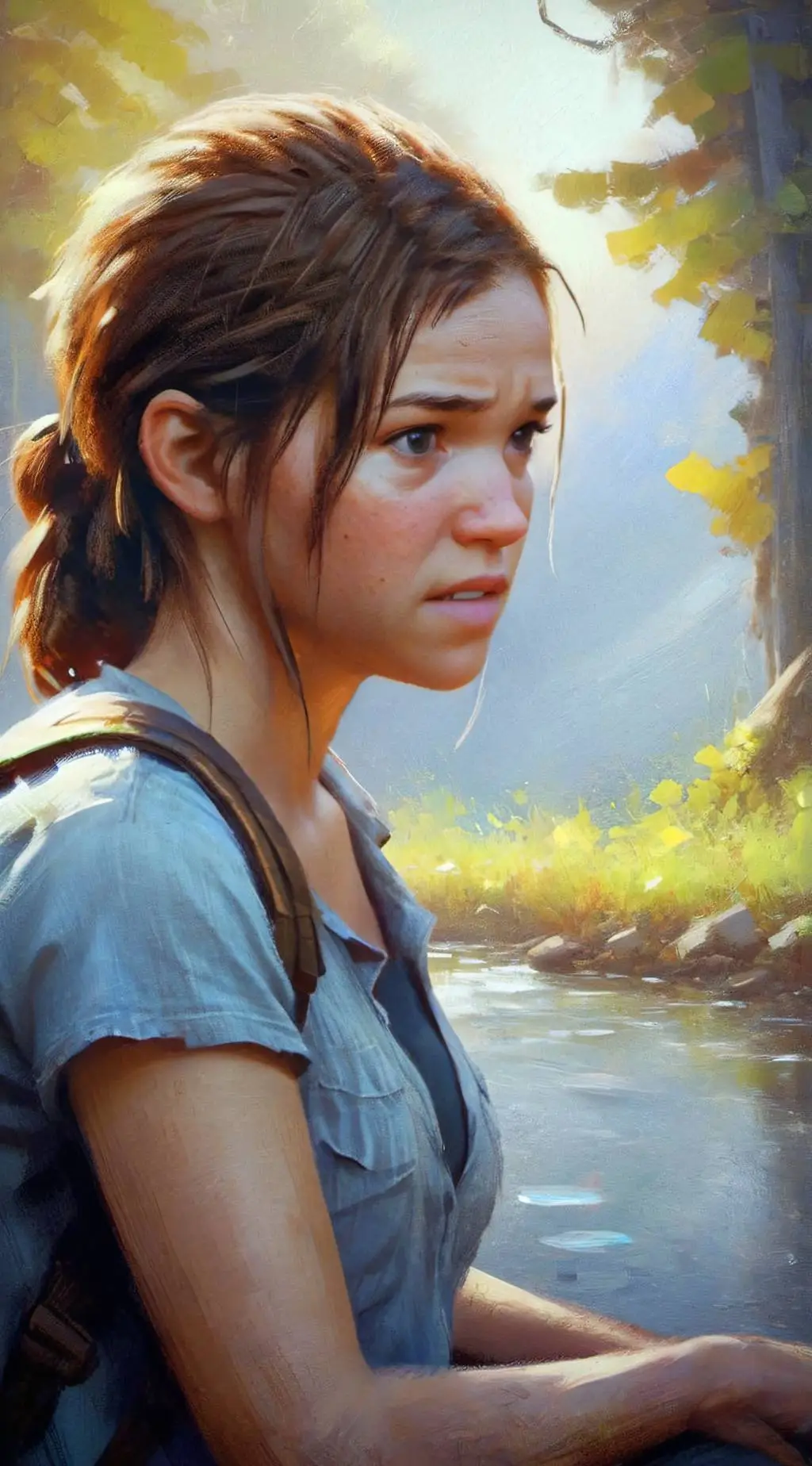 ai character: Ellie background