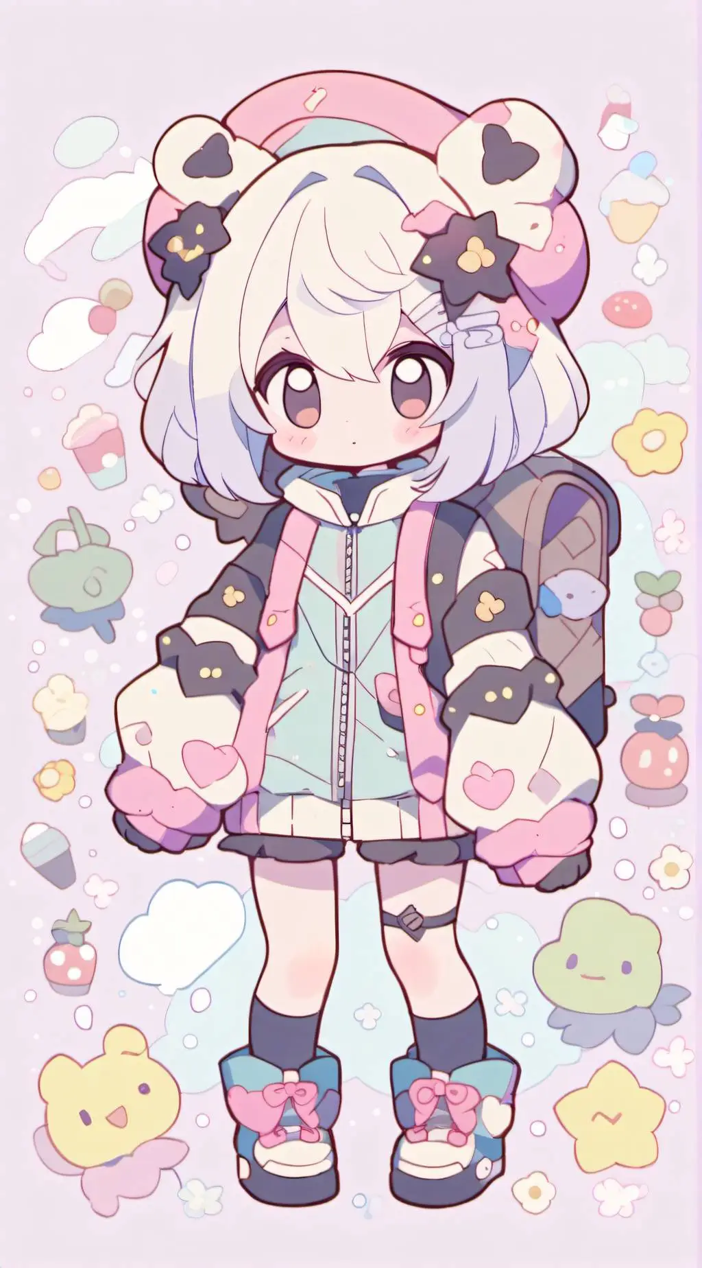 ai character: Zip background