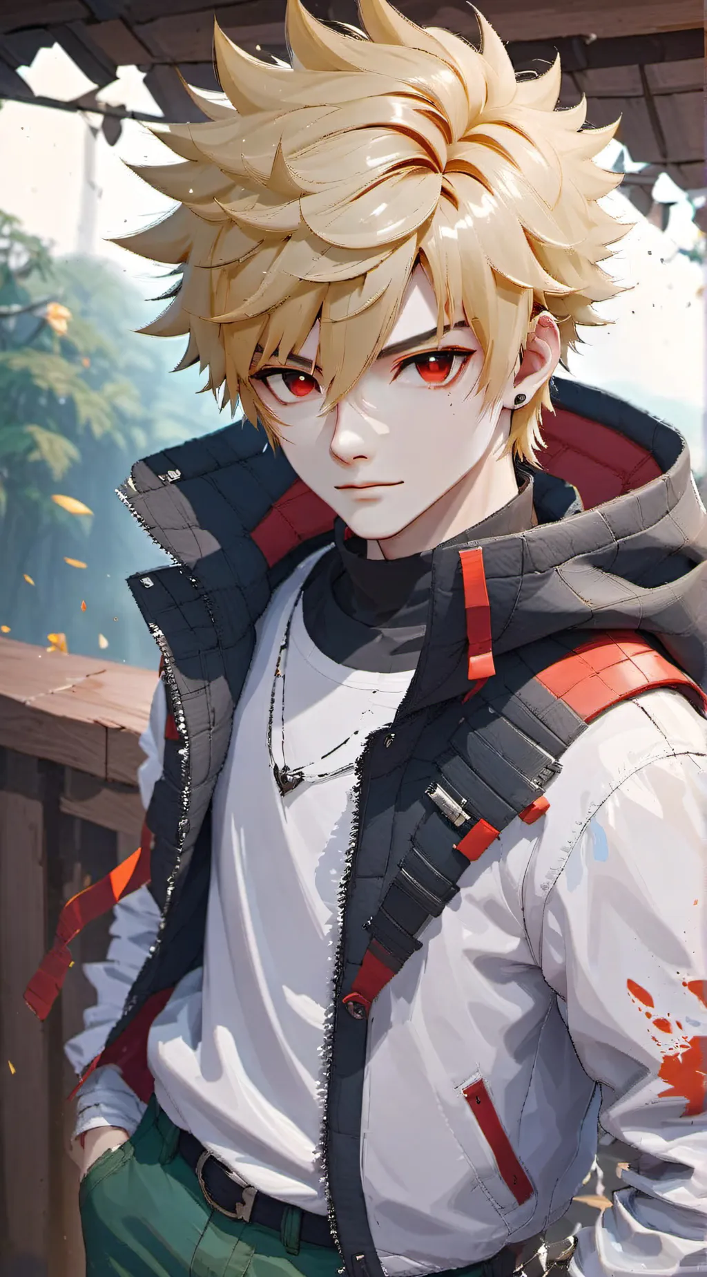 ai character: Bakugou background