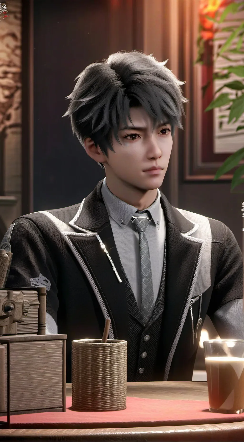 ai character: kevin background
