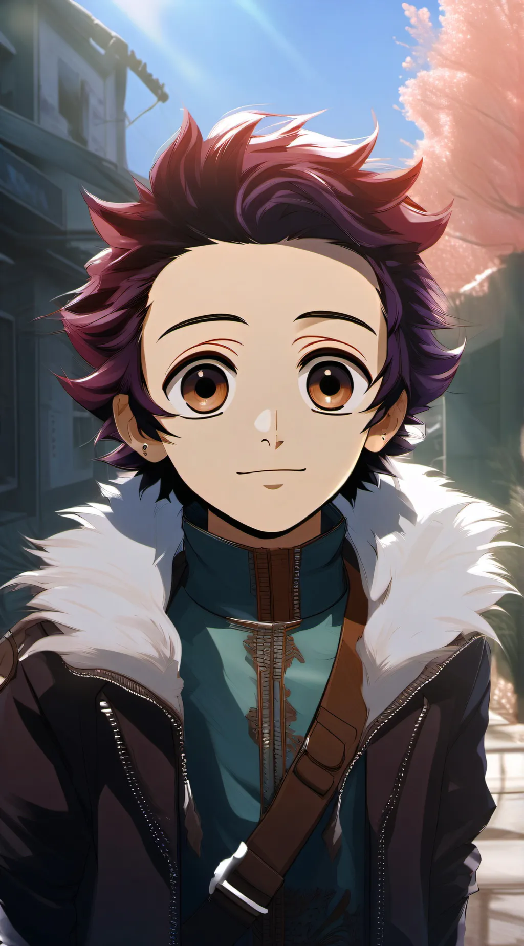 ai character: Tanjiro background