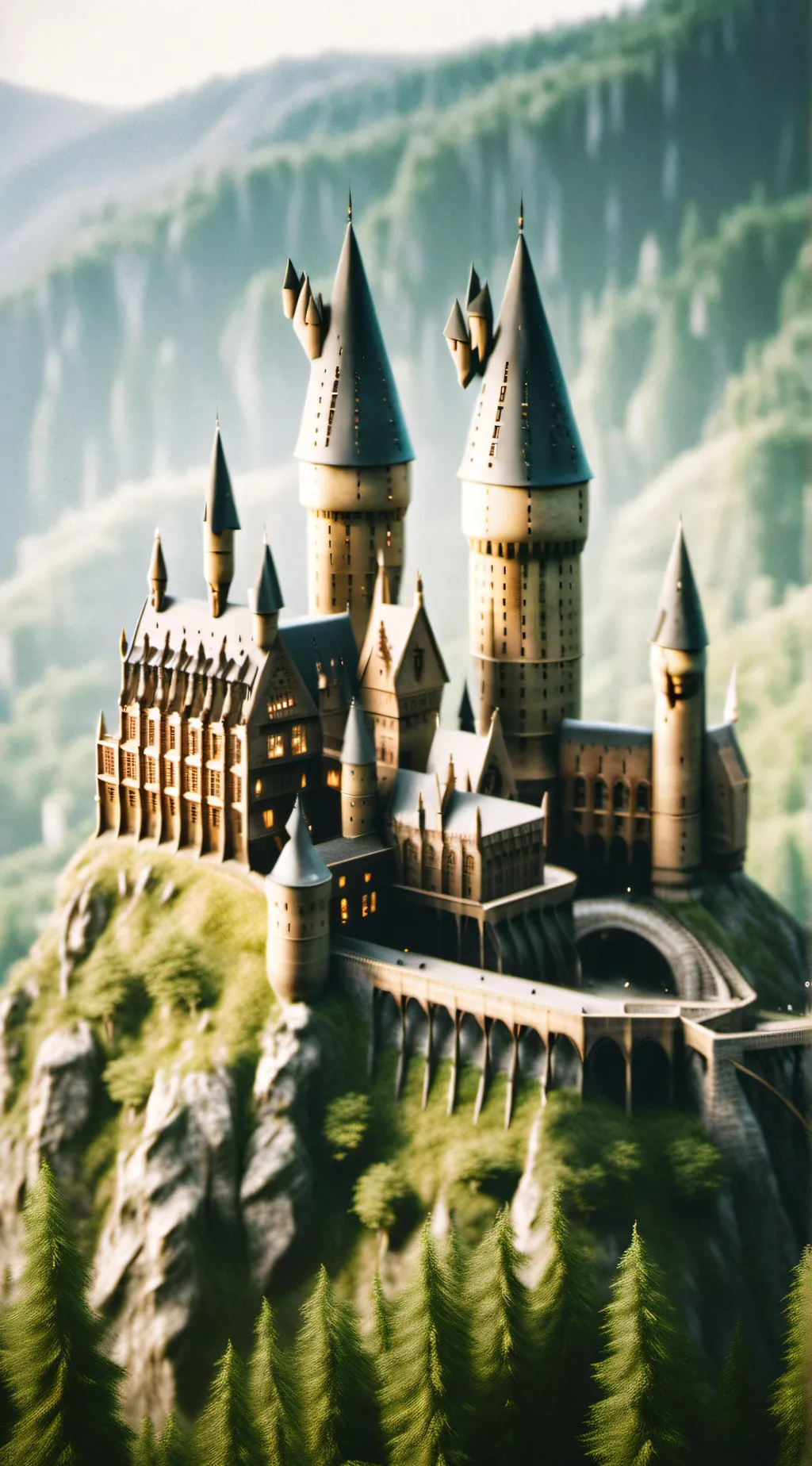 ai character: Hogwarts background