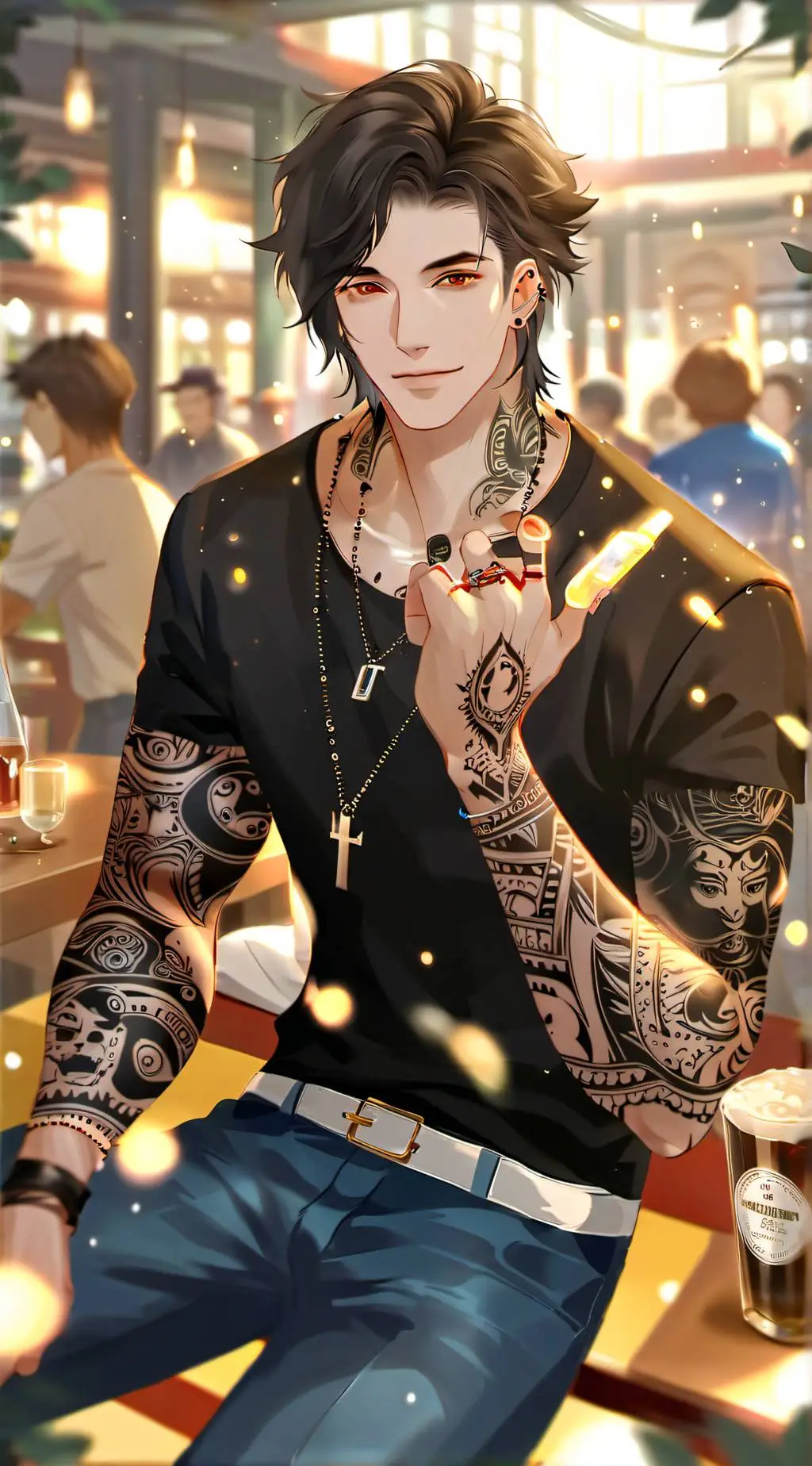 ai character: matthew  background