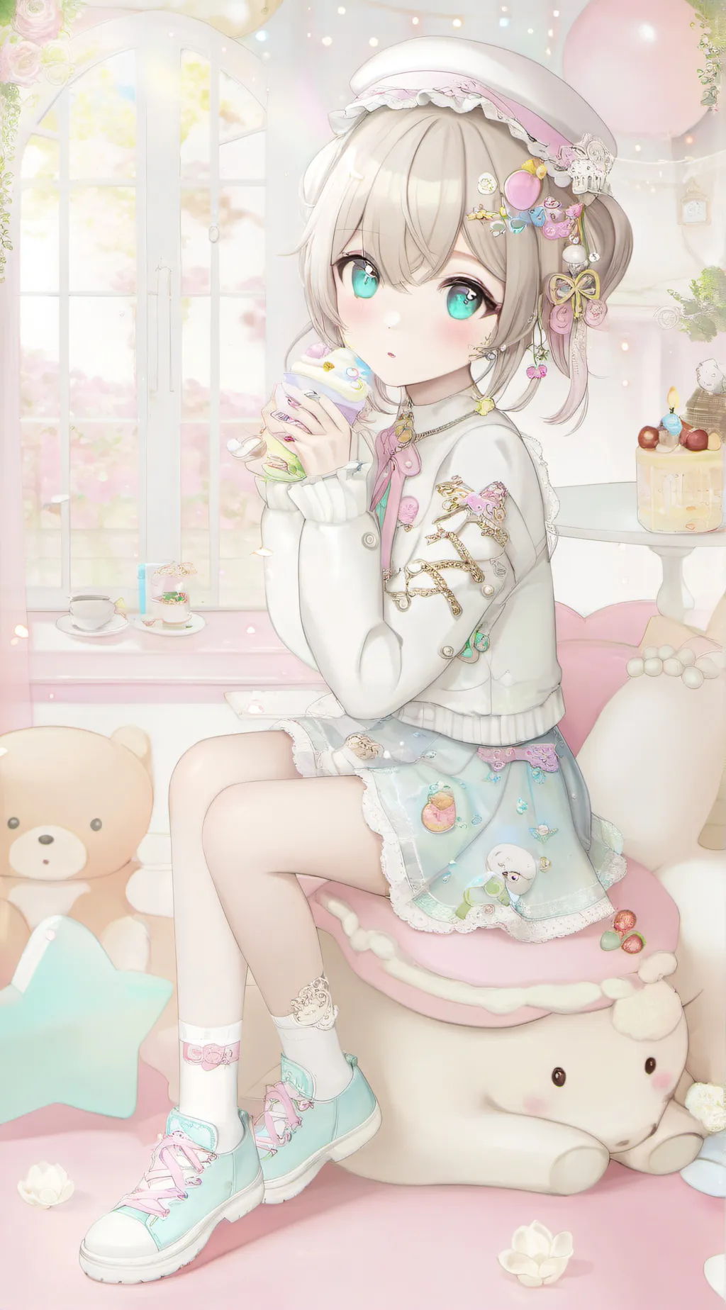 ai character: Creep mha  background