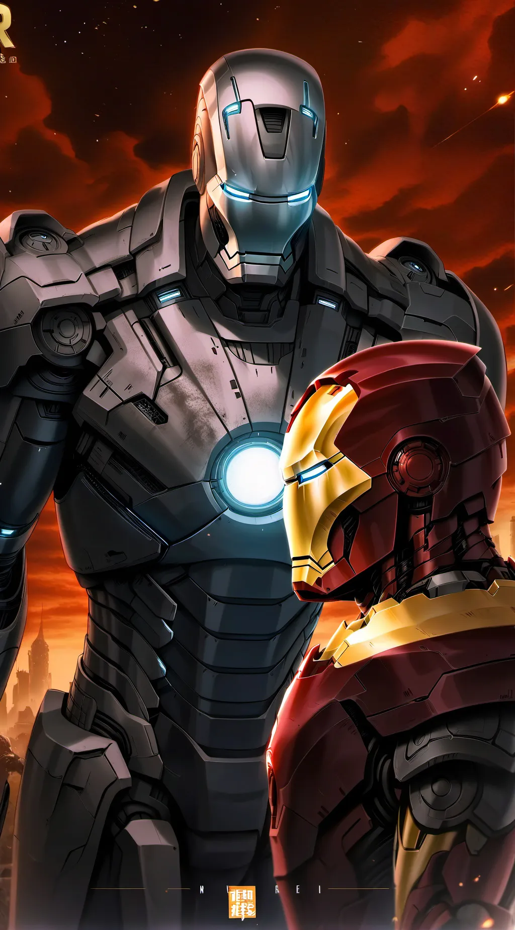 ai character: T-R-H background