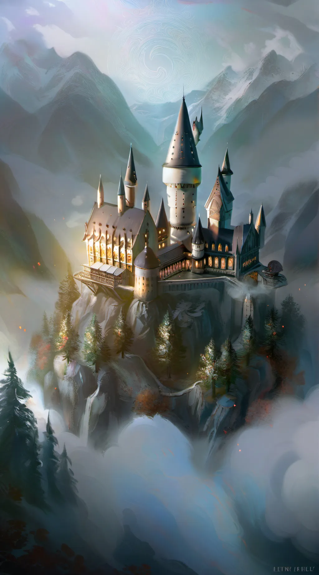 ai character: Hogwarts background