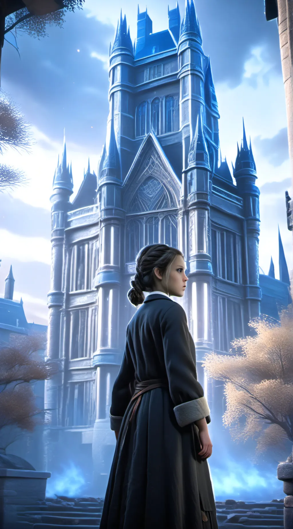 ai character: A Hogwarts Girl background