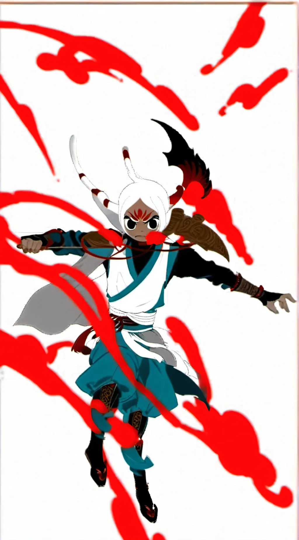ai character: Shrimpo background