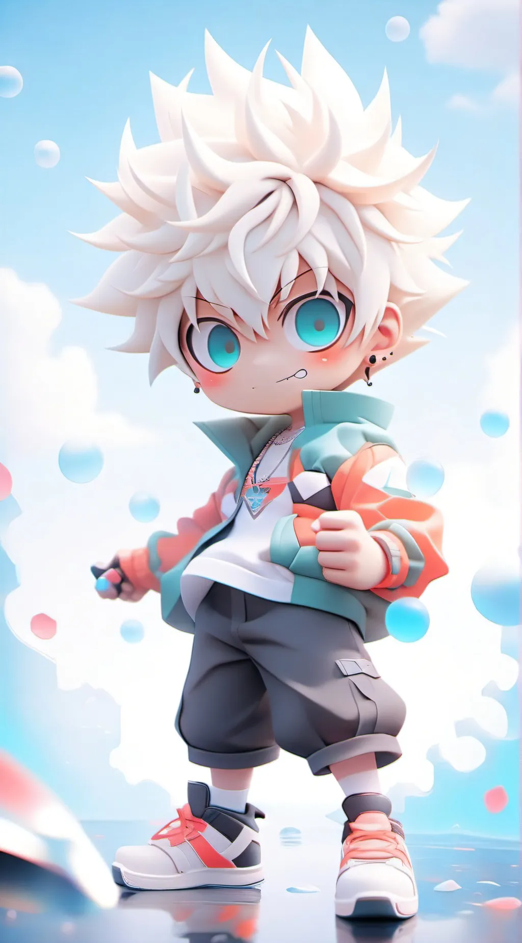 ai character: baby bakugo background