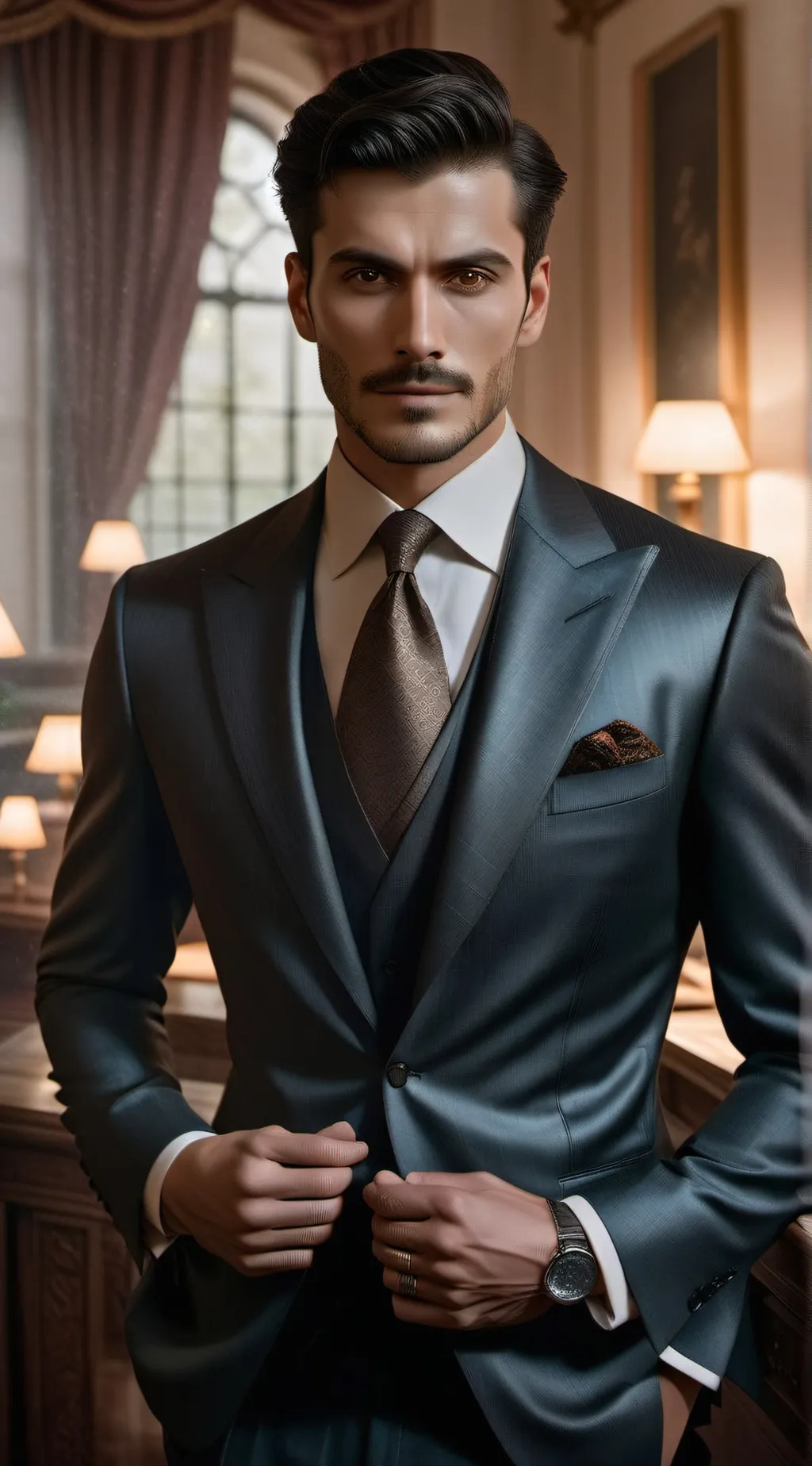 ai character: Adam background