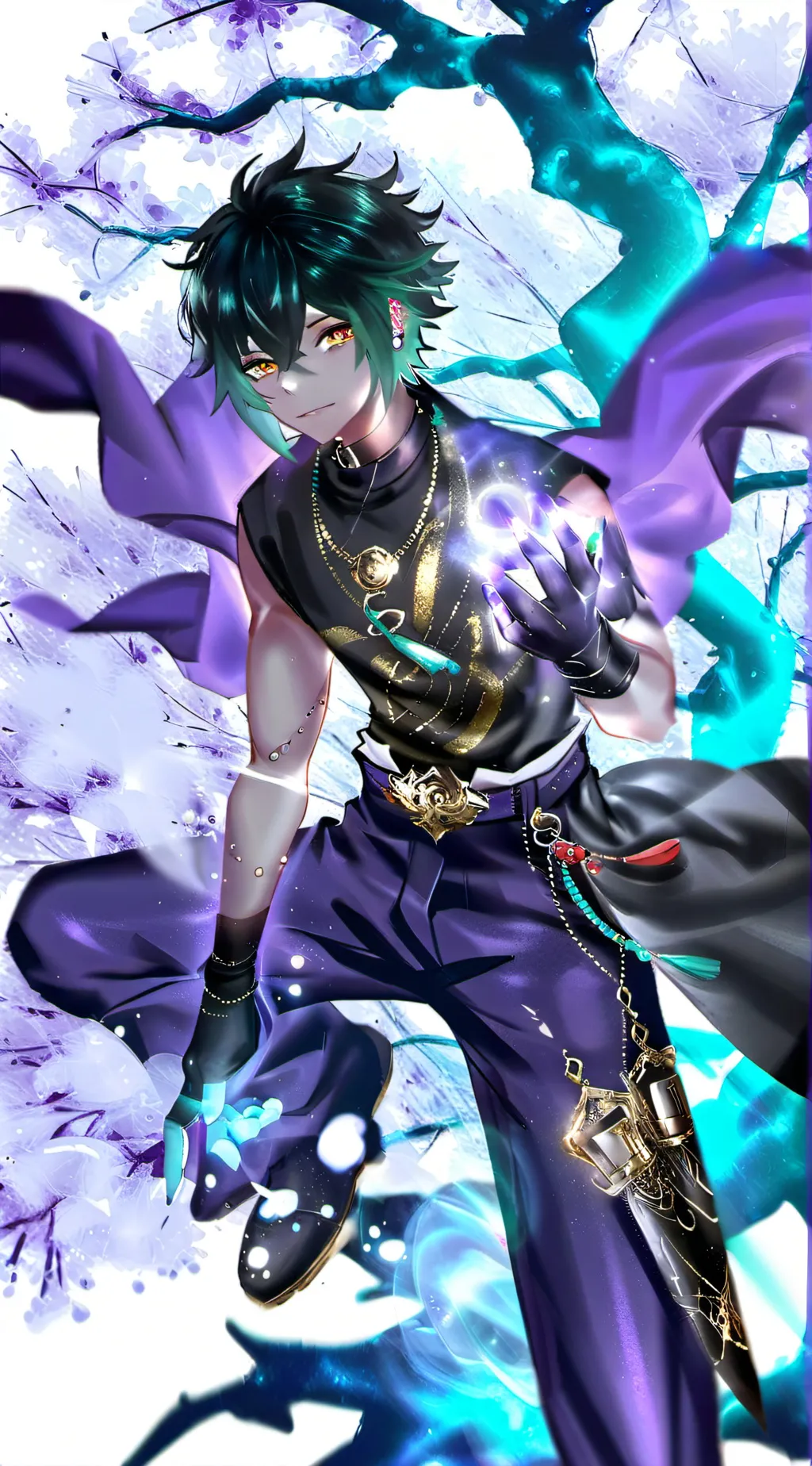 ai character: Xiao background