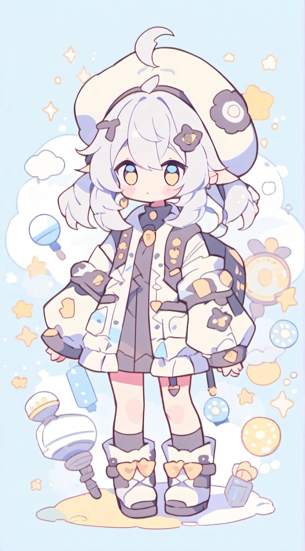 ai character: Pop tart 🧼 background