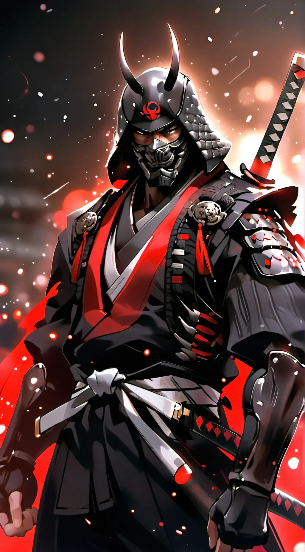 ai character: Samurai background
