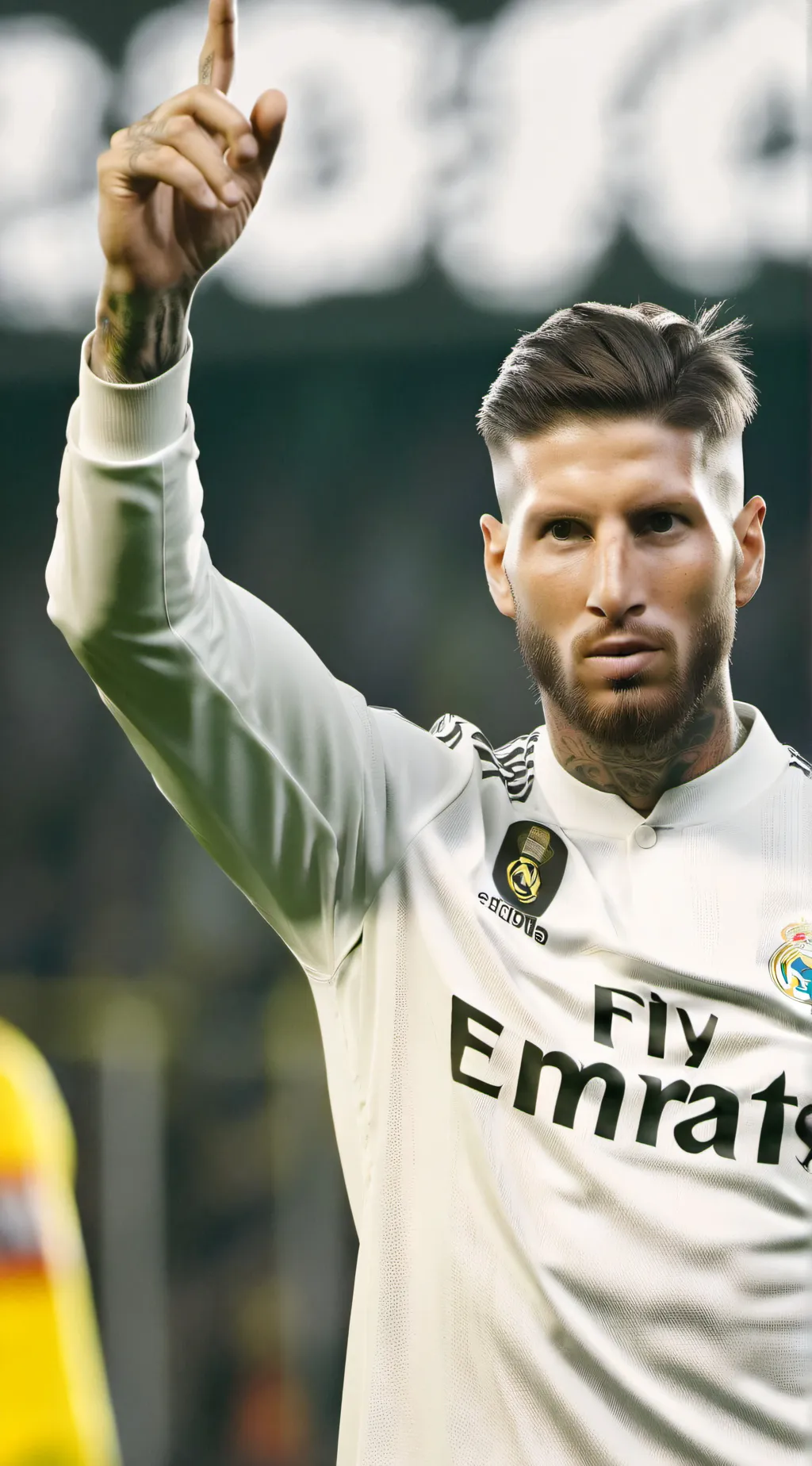 ai character: Sergio Ramos background