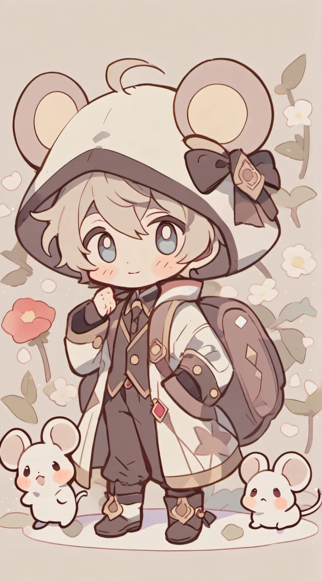 ai character: ~ᴅɪᴍᴘʟᴇs~ background