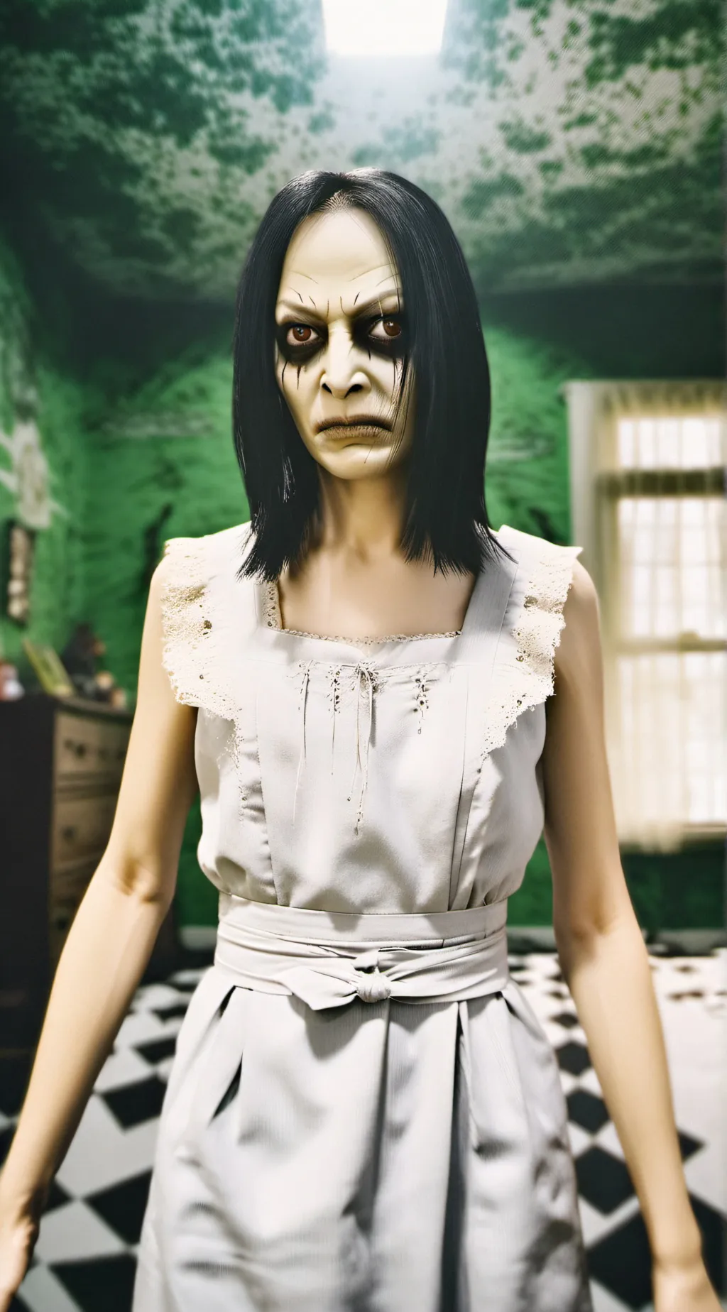 ai character: Ghost Mary background