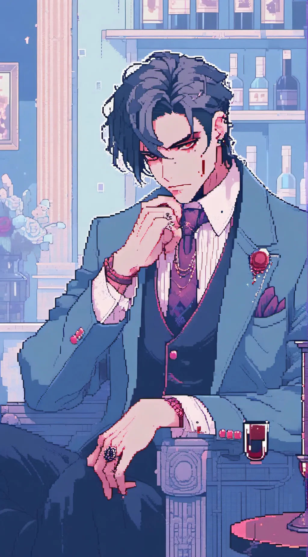 ai character: ☆Xander☆ background