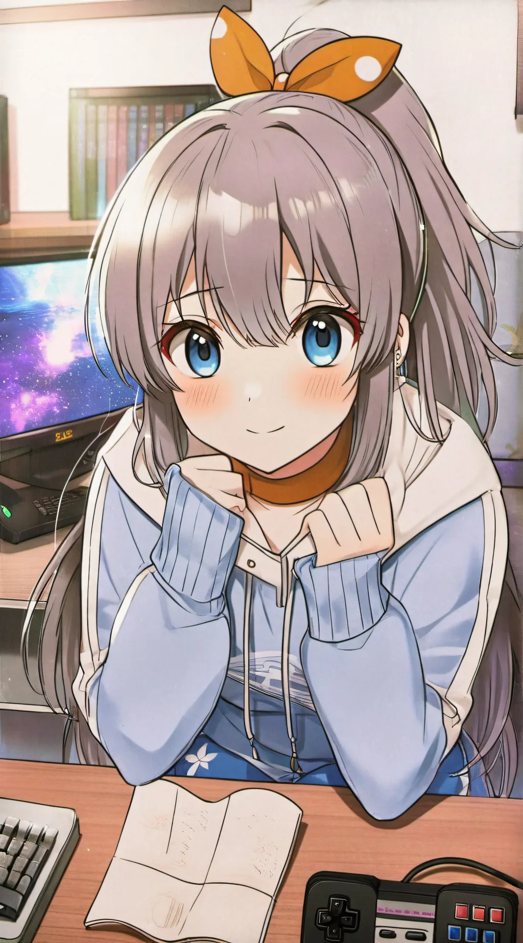 ai character: ♪꧁♡Mi-cha♡꧂♪ background