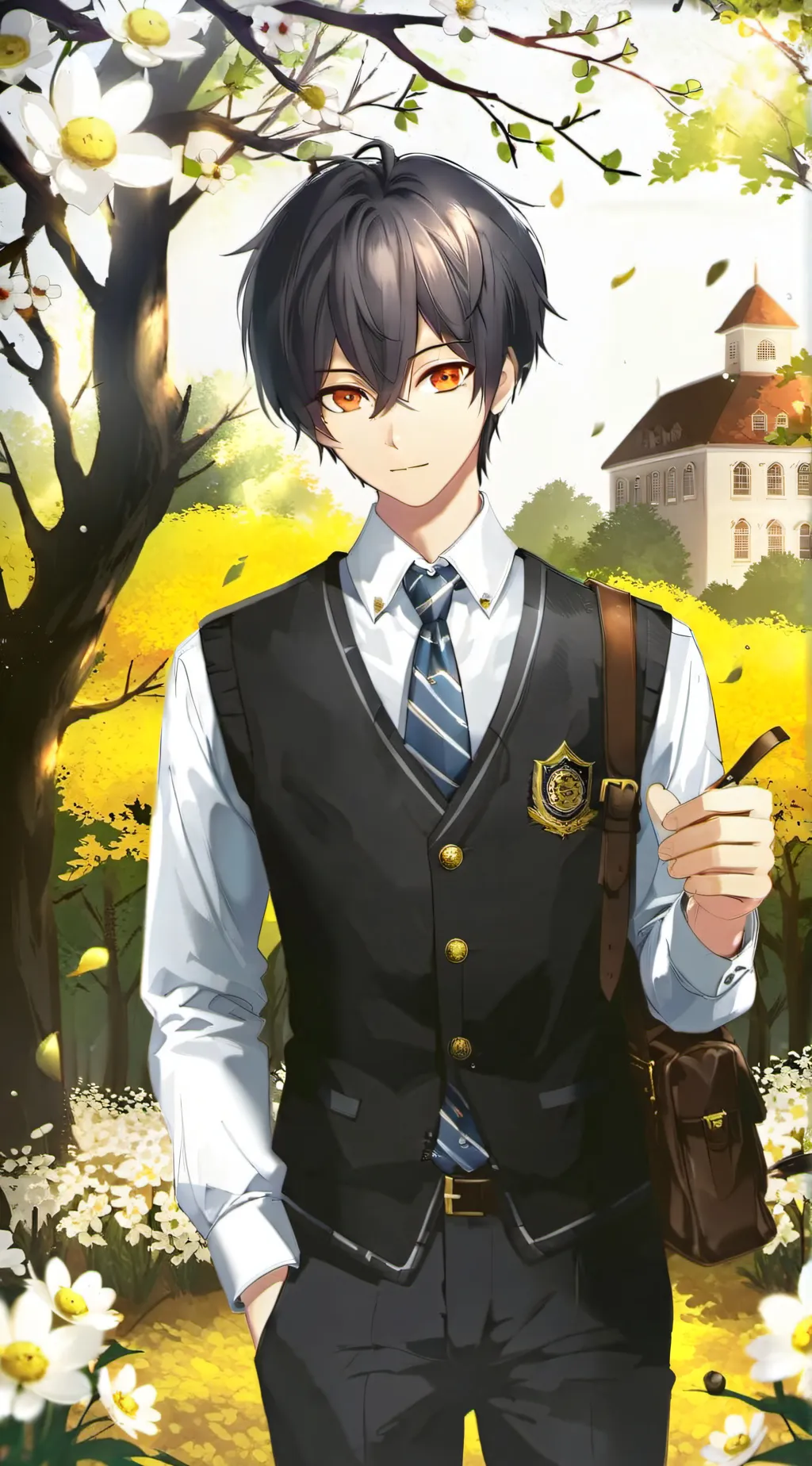 ai character: Hiro Hayabusa  background