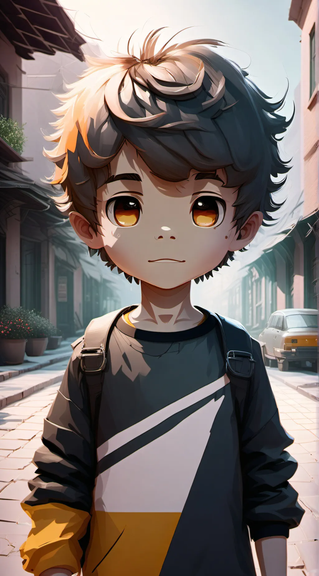 ai character: Firey :} :) background
