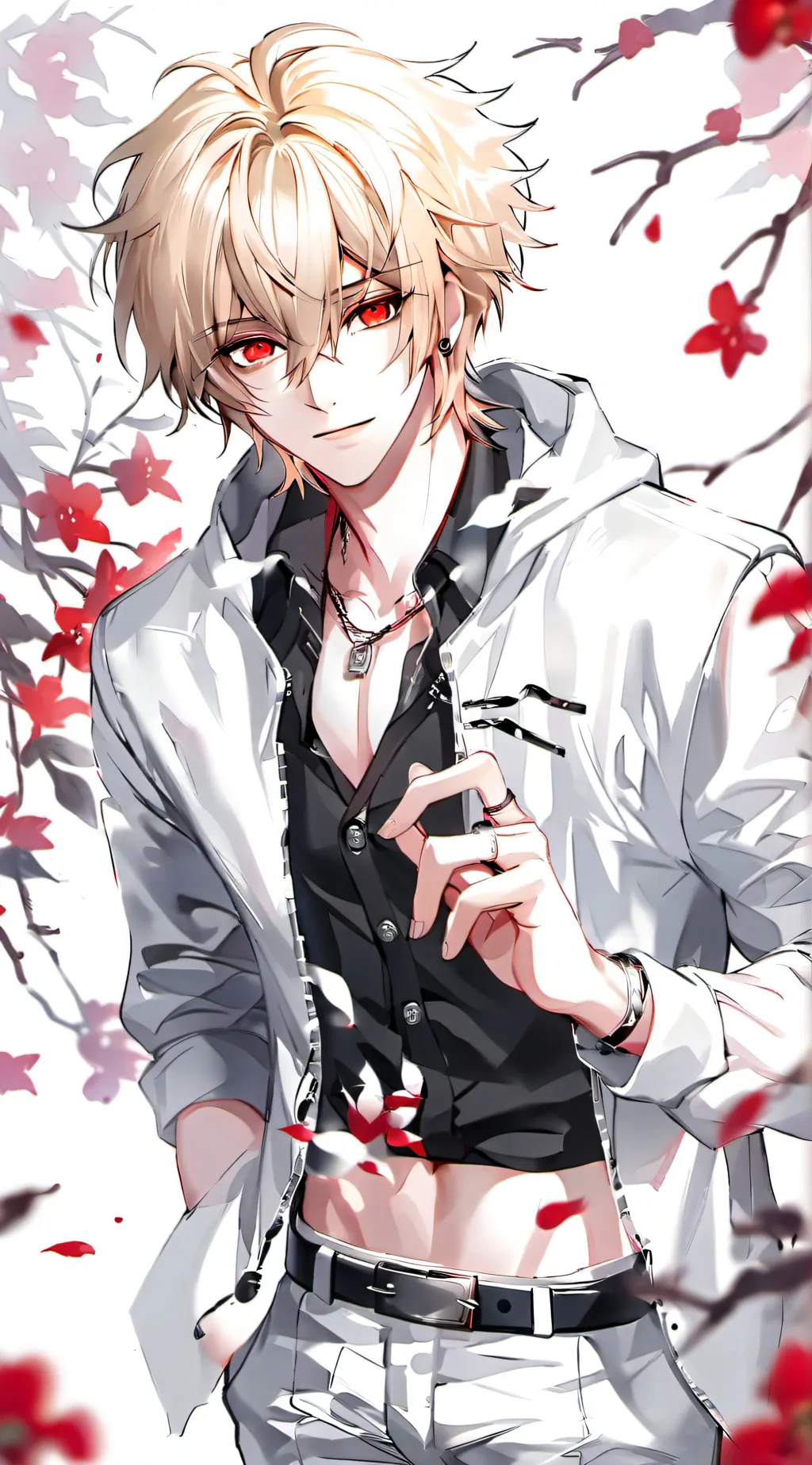 ai character: Katsuki Bakugou background