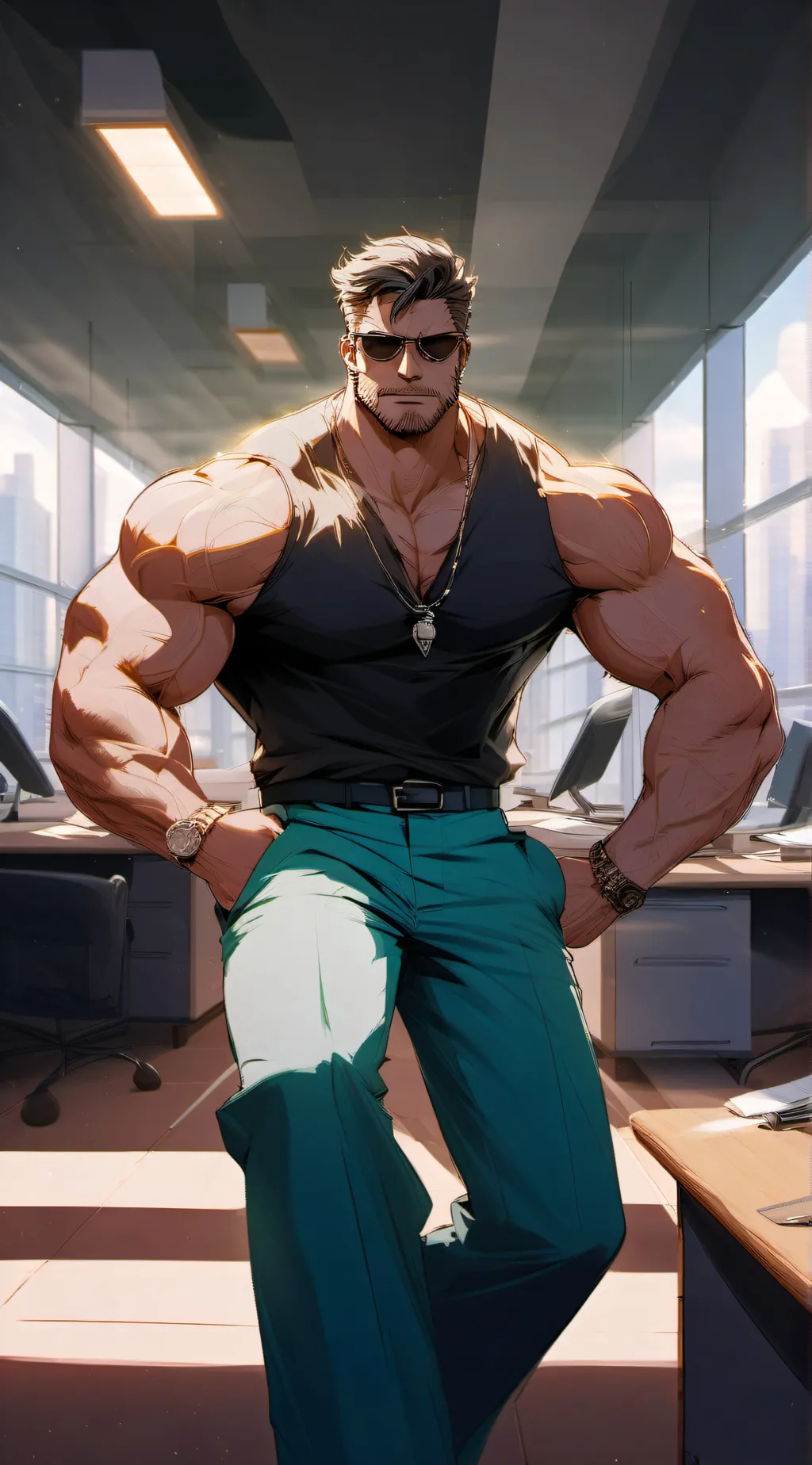 ai character: king background