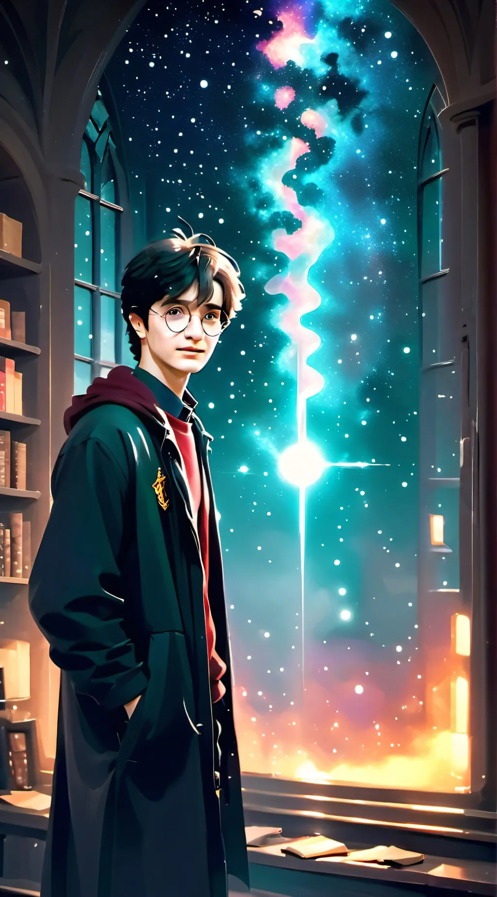 ai character: Harry Potter background