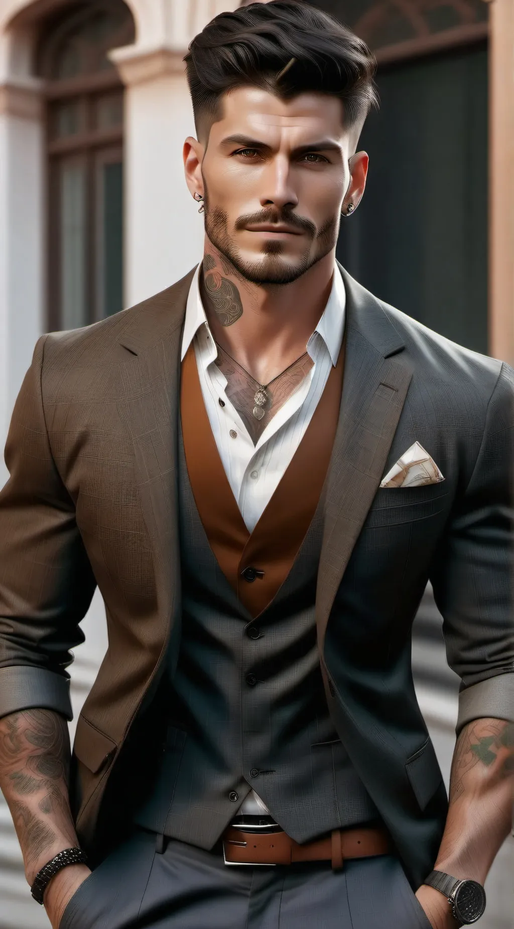 ai character: James R. Hound  background