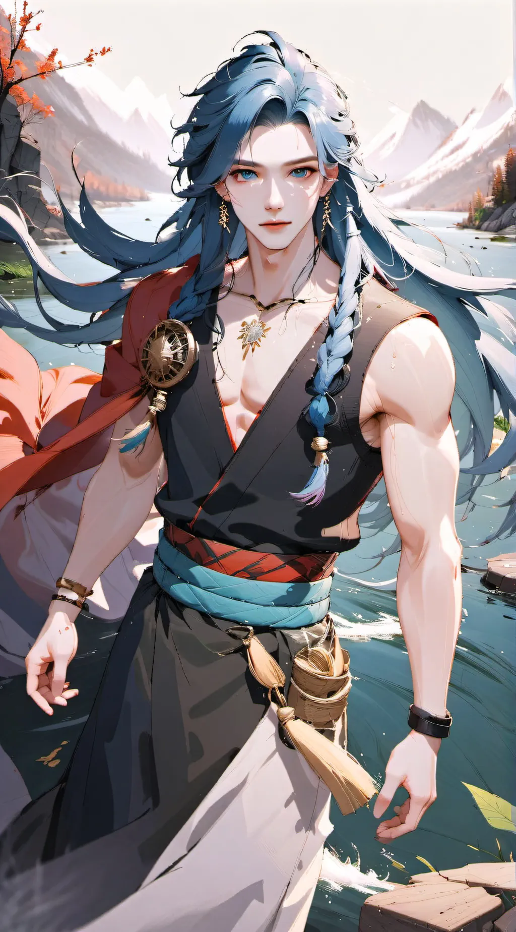 ai character: Rio  background