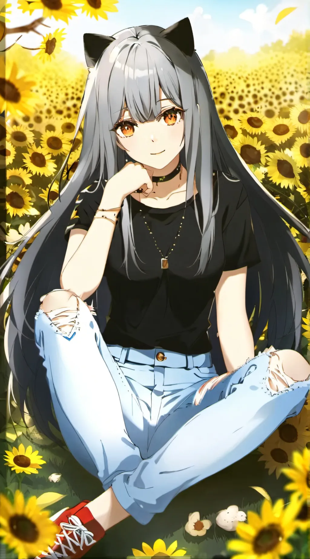 ai character: posey background