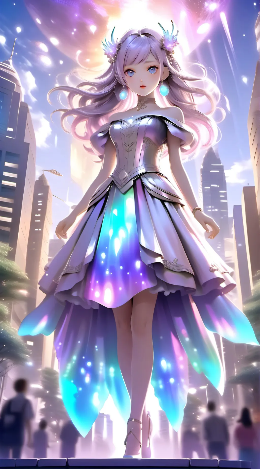 ai character: Giantess background