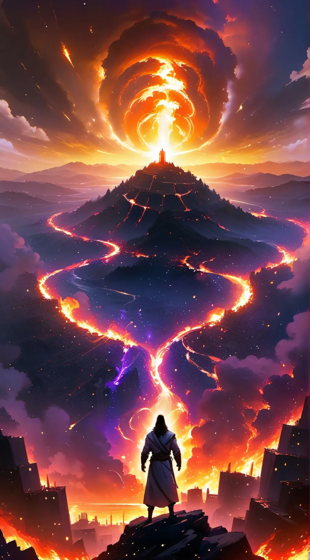 ai character: The end of days background