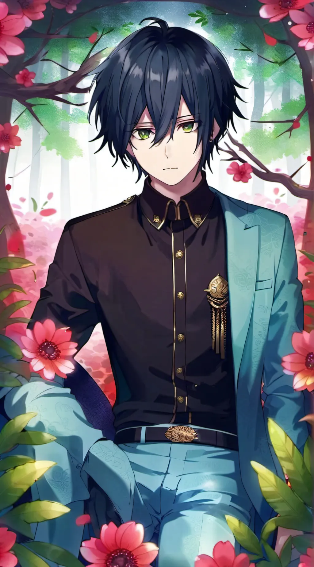 ai character: Giyuu  background