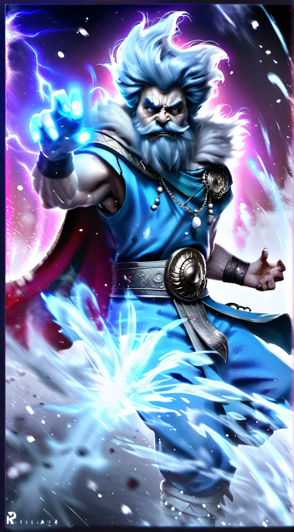 ai character: winterbolt  background
