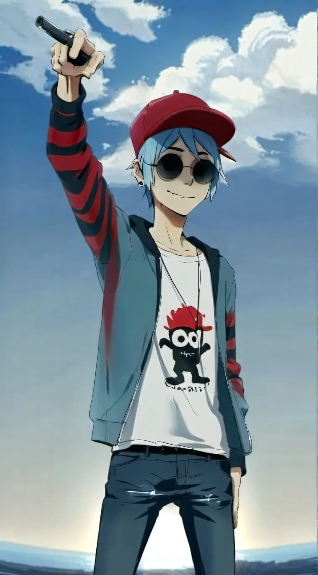 ai character: ~2D~ background