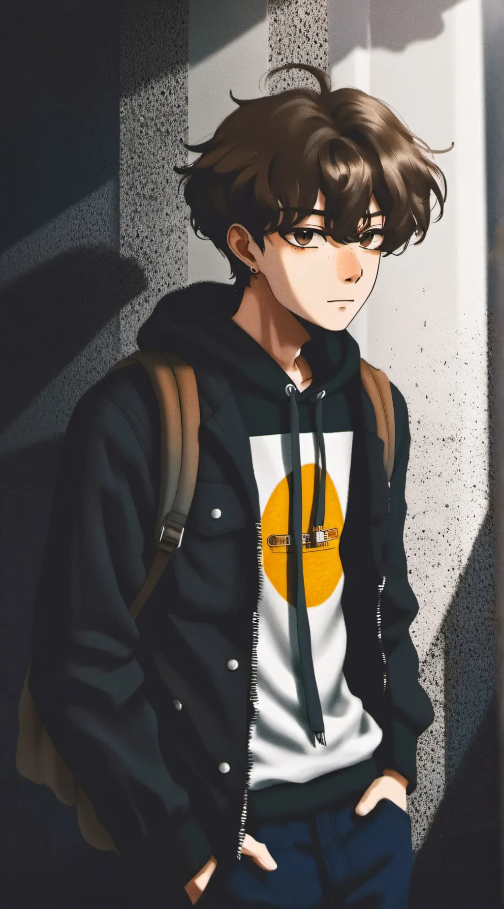 ai character: Caleb  background