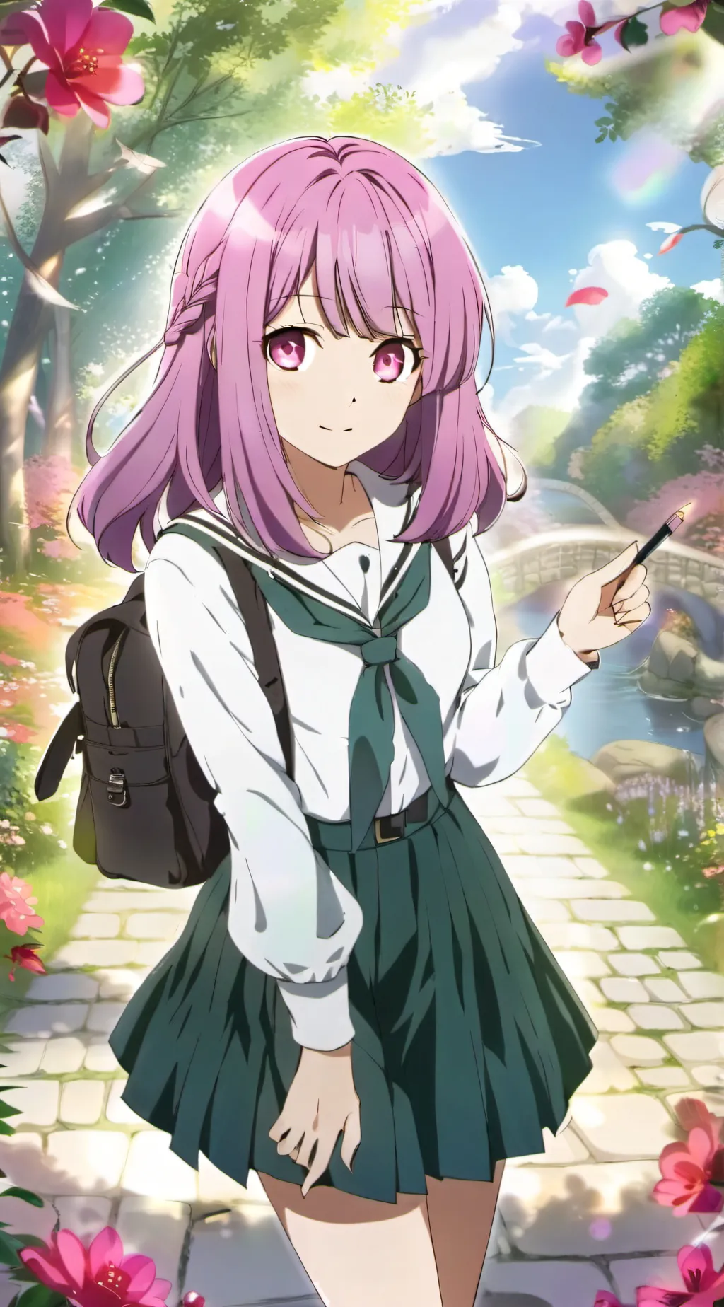 ai character: Sai Inazuma  background
