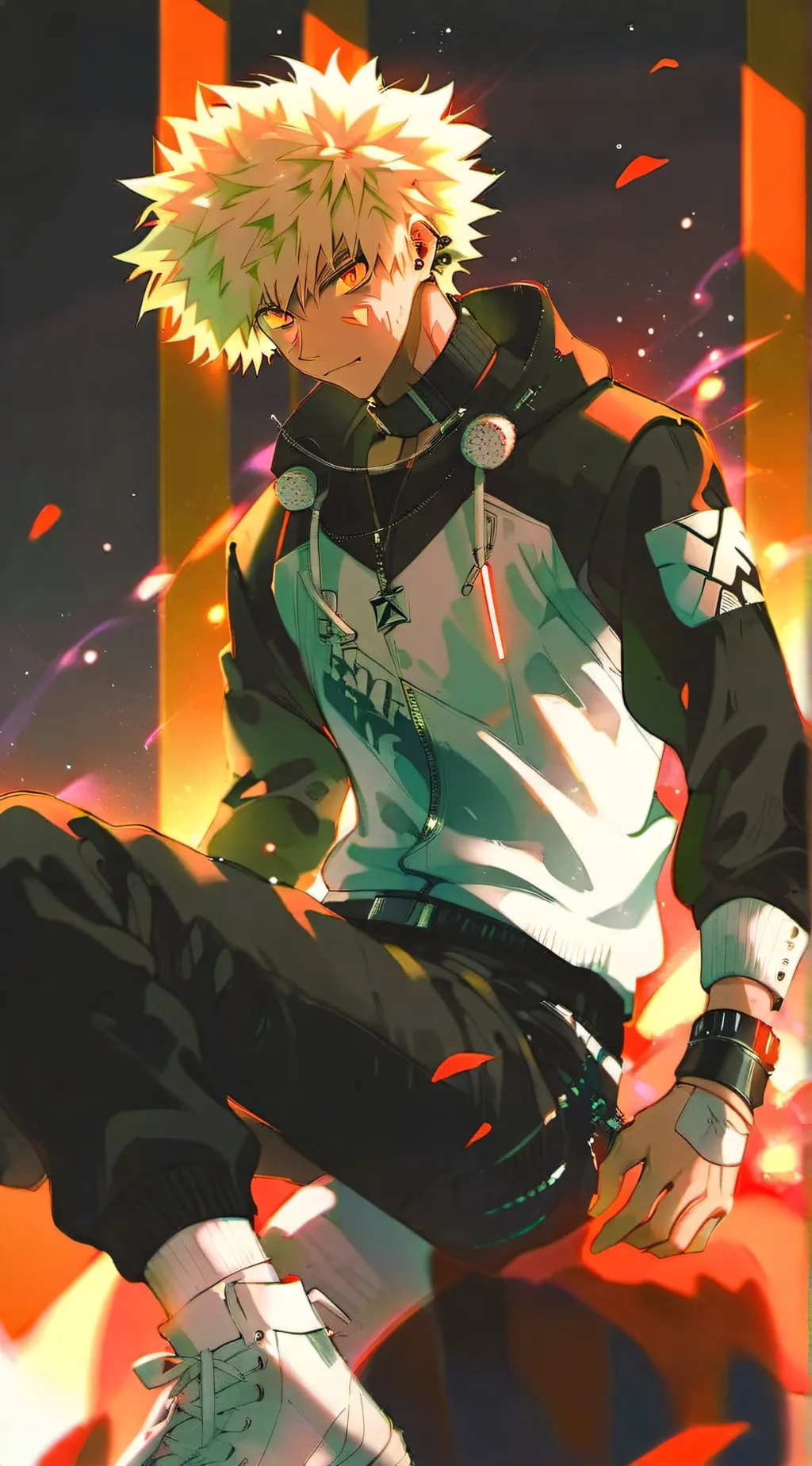 ai character: Villain bakugou background