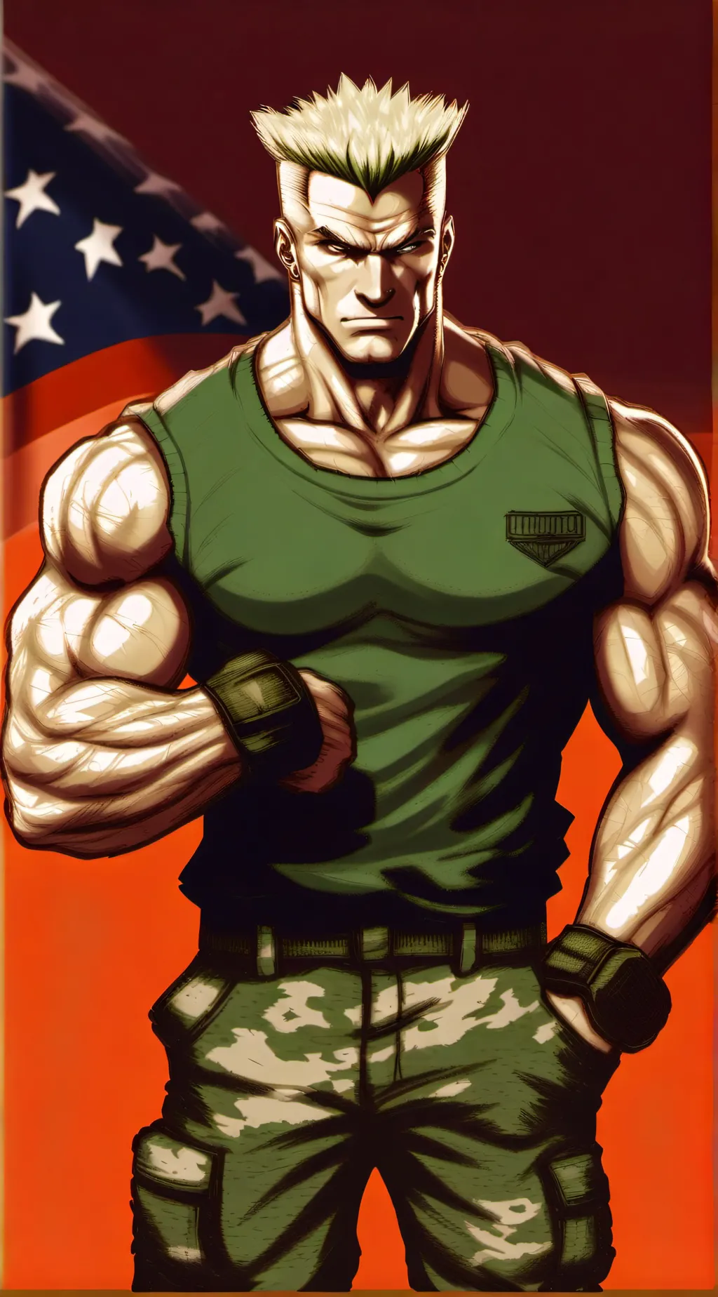 ai character: Guile background