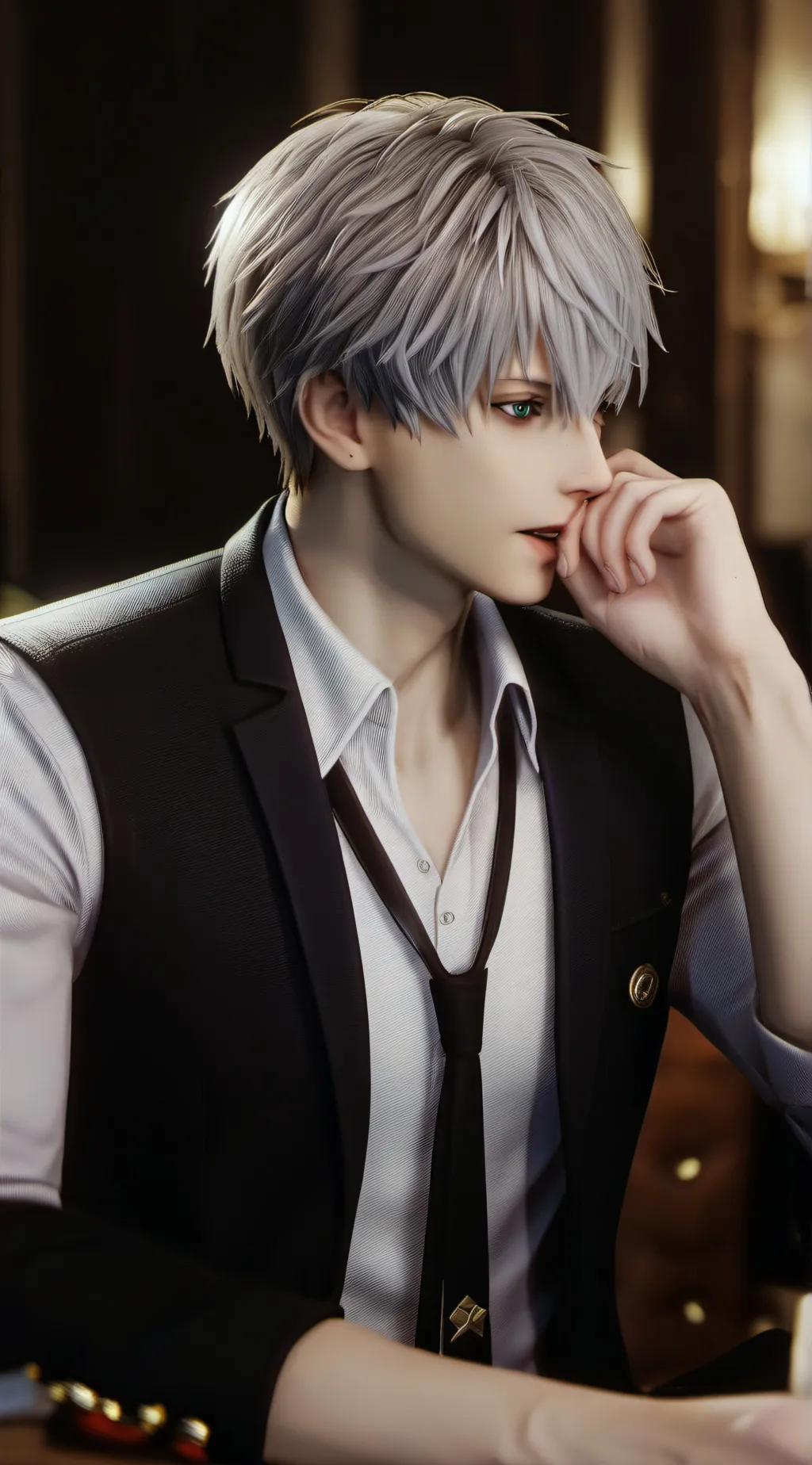ai character: Gojo Satoru background