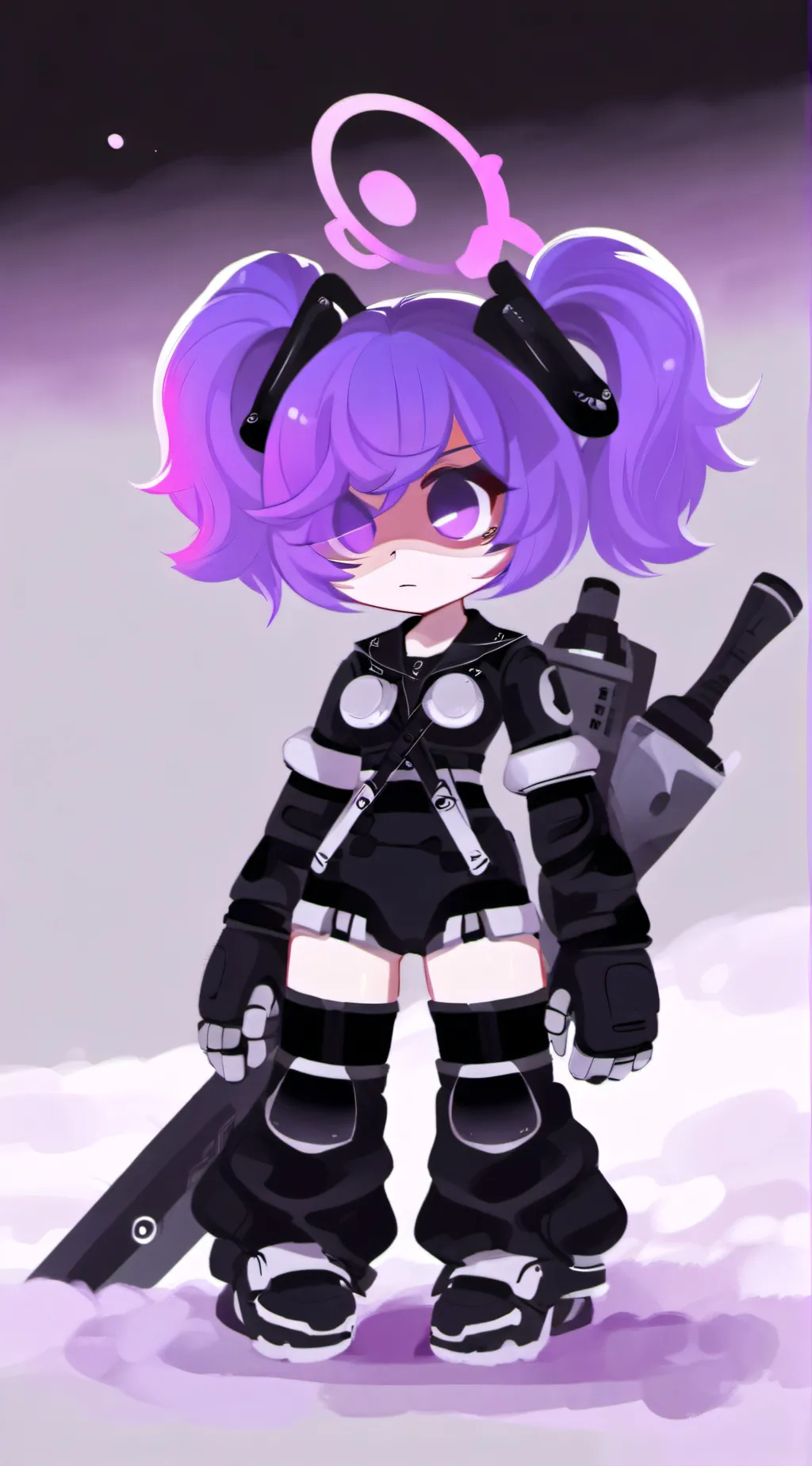 ai character: Uzi doorman  background