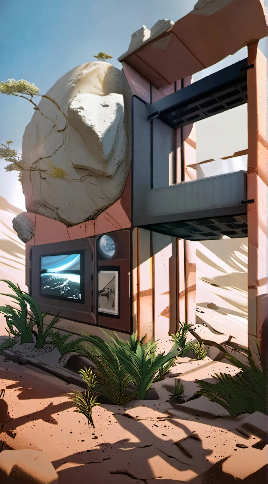 ai character: planet background