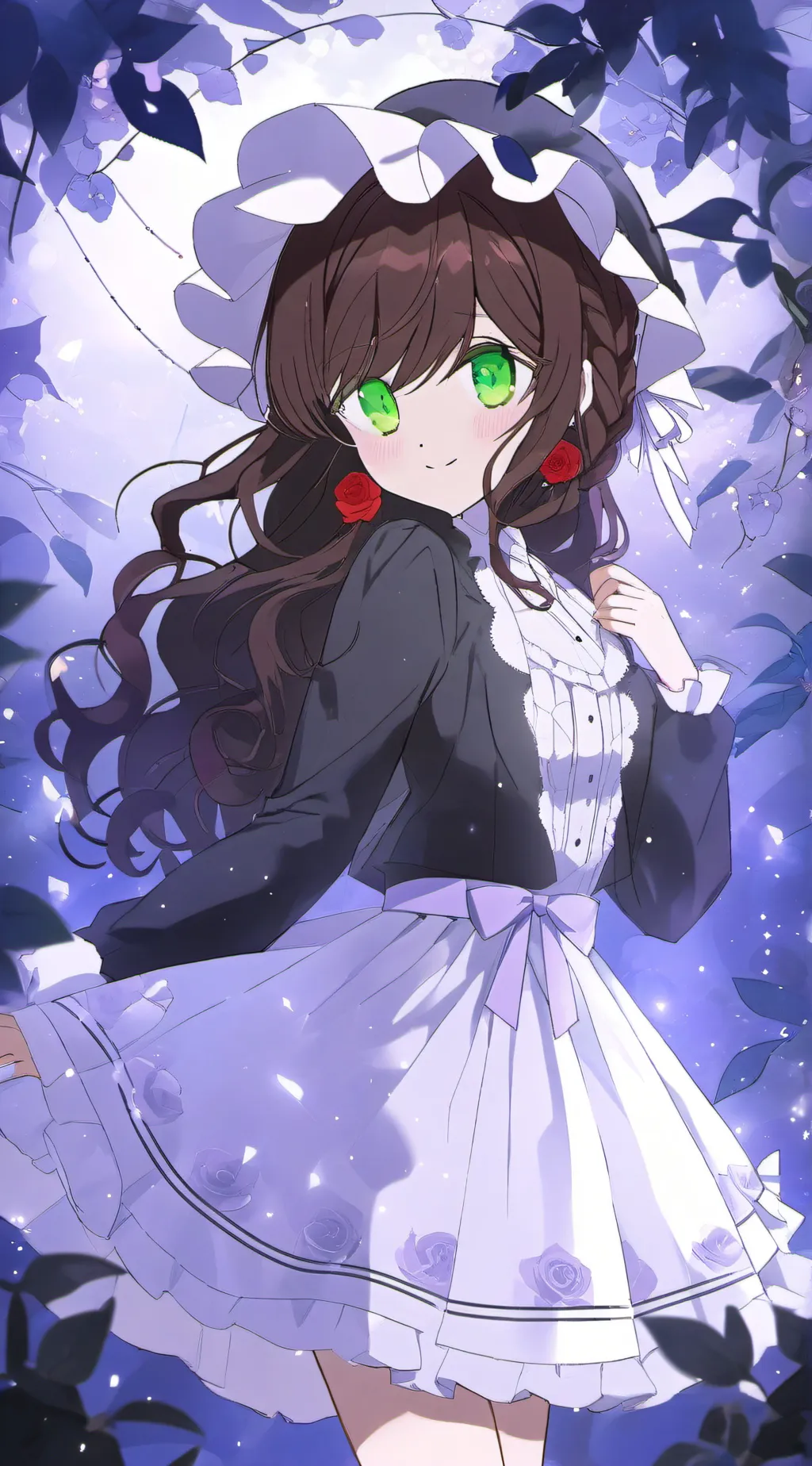 ai character: Rose background