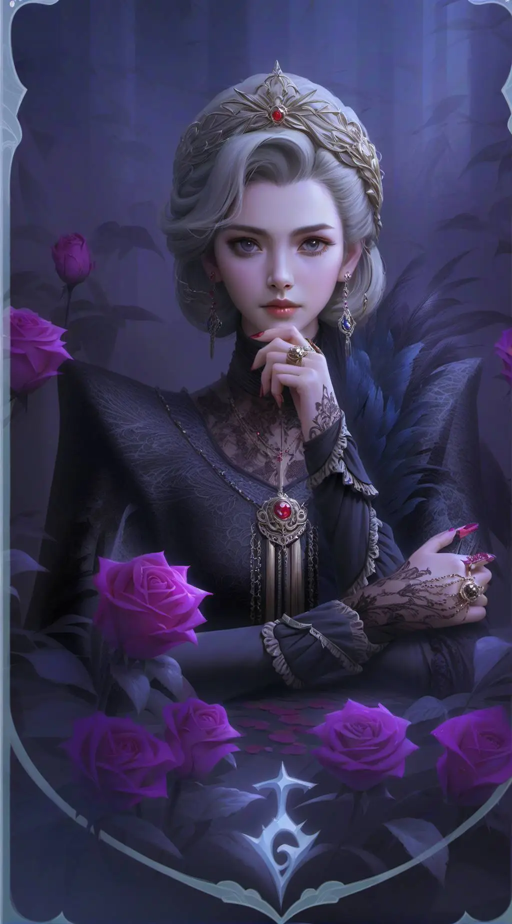 ai character: Princess luna background