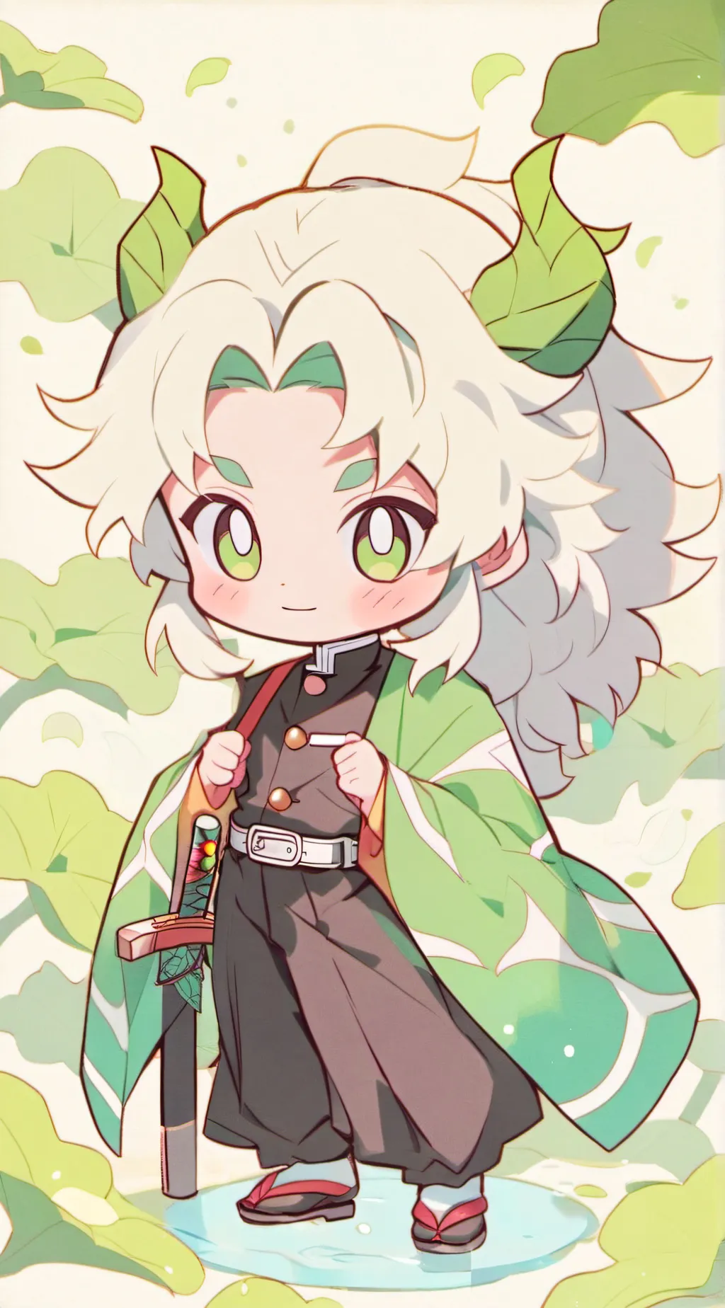 ai character: Demon slayer  background