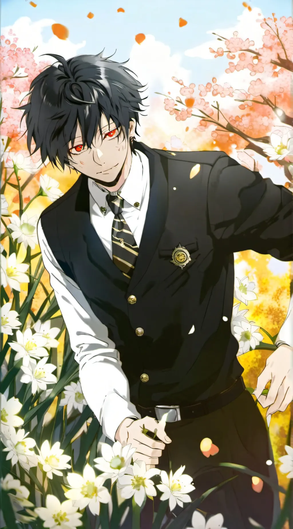 ai character: Miles  background